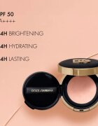 Dolce&Gabbana Fresh Rose Glow Cushion élénkítő és hidratáló alapozó SPF 50+ árnyalat 6C 15 g