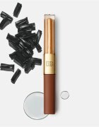 Dolce&Gabbana Make It Double! Lip Tint & Gloss Duo hosszan tartó rúzs és ajakfény 2 az 1-ben árnyalat 04 Caramel Cola - Brown & Gold Shimmer 2x2 ml