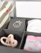 Dooky Luxury Memory Box Triple Frame Printset baba kéz- és láblenyomat-készítő szett 1 db