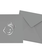 Dooky Luxury Memory Box Triple Frame Printset baba kéz- és láblenyomat-készítő szett 1 db