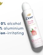 Dove 0% ALU Fresh Rose izzadásgátló spray alumíniummentes 150 ml