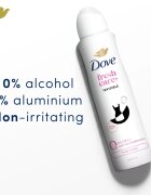Dove 0% ALU Invisible Care izzadásgátló spray alumíniummentes 150 ml