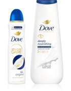 Dove Advanced Care Deeply Nourishing dezodor és tusfürdő kedvező kiszerelésben