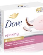 Dove Relaxing Coconut krémes tisztító tabletta Coconut milk & Jasmine petals 90 g