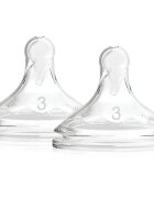 Dr. Brown's Options+ Wide-Neck Level 3 etetőcumi 6 m+ 2 db