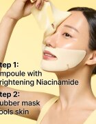 Dr. Jart+ Cryo Rubber™ Brightening Mask intenzív hidrogélmaszk az élénk bőrért 40 g
