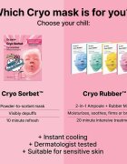 Dr. Jart+ Cryo Sorbet Icy Facial Mask hidratáló maszk hűsítő hatással 3.06 g
