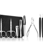 DuKaS Premium Line Solingen 252 manikűröző szett + bőrtok Black
