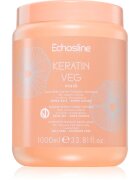 Echosline Keratin veg Mask intenzíven tápláló maszk a száraz és porózus hajra aminosavakkal 1000 ml