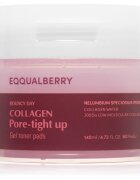 EQQUALBERRY Collagen Pore-Tight Up Gel Toner Pads tonizáló párnák a pórusok összehúzására 60 db