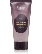 EQQUALBERRY Purple Rice Pore Purifying Pack Cleanser mélyisztító hab hámlasztó hatással 130 g