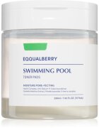 EQQUALBERRY Swimming Pool Toner Pads hámlasztó kendők hidratáló hatással 70 db