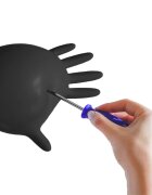 Espeon Nitril Ideal3 Black púdermentes nitrilkesztyű méret M 100 db