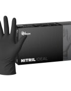 Espeon Nitril Ideal3 Black púdermentes nitrilkesztyű méret M 100 db