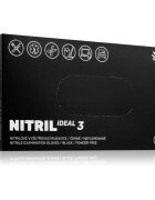 Espeon Nitril Ideal3 Black púdermentes nitrilkesztyű méret XL 100 db