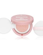 essence BRIGHTEN UP! Cushion Foundation alapozó sminkszivaccsal árnyalat 02 Ivory 12 g