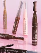 essence Brow Lift & Freeze transzparens gél szemöldökre árnyalat 04 Dark Brown 7 ml