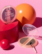 essence Brow Powder Duo szett a szemöldökre árnyalat 03 Dark 1.8 g