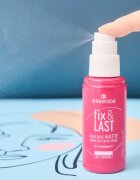 essence Fix & LAST MATTE mattító fixáló spray alapozóra 50 ml