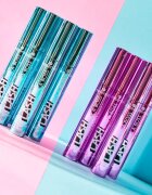 essence Lash Like a Boss dúsító hosszabbító szempillaspirál mely szétválasztja a pillákat árnyalat Ultra Black 95 ml