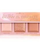 essence love that GLOW & BRONZE Púderes highlight és kontúr paletta 16 g