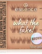 essence WHAT THE FAKE! műszempillák 05 Natural Cluster Brown 1 pár