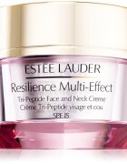 Estée Lauder Resilience Multi-Effect Tri-Peptide Face and Neck Creme SPF 15 intenzíven tápláló krém normál és kombinált bőrre SPF 15 50 ml