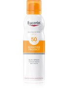 Eucerin Sun Sensitive Protect átlátszó napozó spray érzékeny bőrre SPF 50+ 200 ml