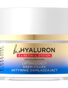 Eveline Cosmetics Bio Hyaluron 3x Retinol System nappali és éjszakai liftinges krém 50+ 50 ml