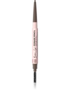 Eveline Cosmetics Brow & Go! vízálló szemöldökceruza 2in1 kefével árnyalat Taupe 4 g