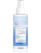 Eveline Cosmetics Clean Shot 6% Electrolyte Complex hidratáló tonik 150 ml