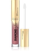 Eveline Cosmetics Diamond Glow csillogó ajakfény hialuronsavval árnyalat 11 Rose Nude 45 ml