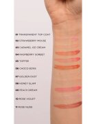 Eveline Cosmetics Diamond Glow csillogó ajakfény hialuronsavval árnyalat 11 Rose Nude 45 ml