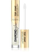 Eveline Cosmetics Diamond Glow csillogó ajakfény hialuronsavval árnyalat 12 Top Coat 4.5 ml