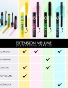 Eveline Cosmetics Extension Volume Műszempilla hatású szempillaspirál 10 ml