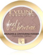 Eveline Cosmetics Feel The Bronze bronzosító és kontúrozó púder árnyalat 01 Milky Way 4 g