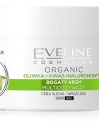 Eveline Cosmetics Green Olive nappali és éjszakai hidratáló krém ránctalanító hatással olíva kivonattal 50 ml