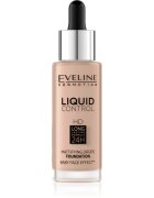 Eveline Cosmetics Liquid Control folyékony make-up pipettával árnyalat 025 Light Rose 32 ml