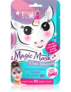 Eveline Cosmetics Magic Mask Cute Unicorn textil 3D mélytisztító arcmaszk 1 db