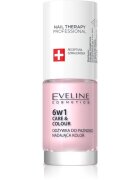 Eveline Cosmetics Nail Therapy Care & Colour körömkondicionáló 6 in 1 árnyalat Pink 5 ml