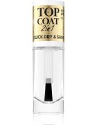 Eveline Cosmetics Nail Therapy Professional fedő körömlakk 2 az 1-ben 8 ml