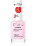 Eveline Cosmetics Nail Therapy Professional körömerősítő lakk gyenge és sérült körmökre keratinnal 12 ml