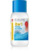 Eveline Cosmetics Nail Therapy Professional körömlakklemosó aceton nélkül 8 az 1-ben 150 ml