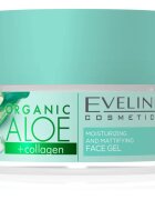 Eveline Cosmetics Organic Aloe+Collagen mattító arcgél 50 ml