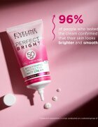 Eveline Cosmetics Perfect Bright SPF 50 védő mattító arckrém SPF 50 30 ml