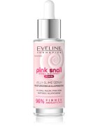 Eveline Cosmetics Pink Snail Glazed Skin Effect élénkítő szérum az arcra 30 ml
