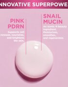 Eveline Cosmetics Pink Snail Glazed Skin Effect élénkítő szérum az arcra 30 ml