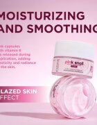 Eveline Cosmetics Pink Snail Glazed Skin Effect ránctalanító élénkítő krém 50 ml