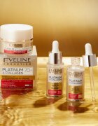 Eveline Cosmetics Platinum & Collagen Advanced Facial Serum Anti-Aging Treatment ránctalanító szérum kollagénnel 30 ml