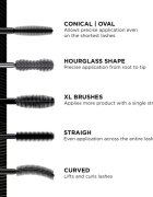 Eveline Cosmetics Veriété Lashes Show dúsító szempillaspirál árnyalat Black 10 ml